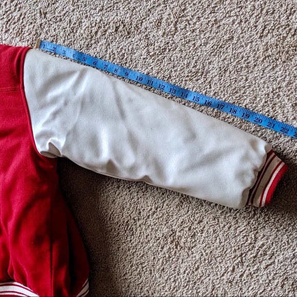 Authentic Detroit Red Wings Wool Leather Jacket - Picture 7 of 8